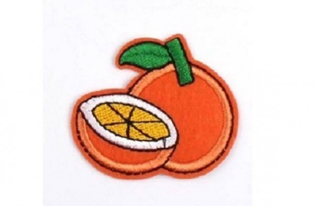 Ruhra vasalhat folt felvarr rvasal mandarin narancs 57x50 mm