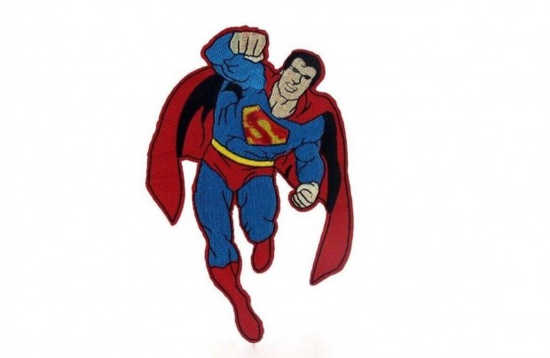 Ruhra vasalhat folt rvasal felvarr Superman 15x10cm