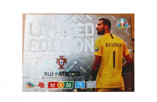 Rui Patricio Portuglia Limited focis krtya Panini UEFA Euro 2020