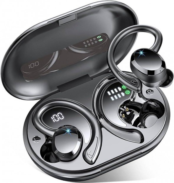 Rulefiss Q38 headphones sports, headphones wireless Bluetooth 5.3