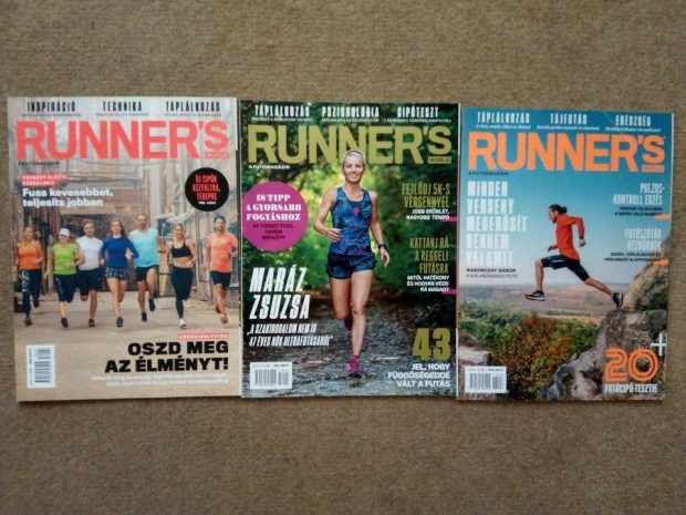 Runner's world magazinok (12 db.)