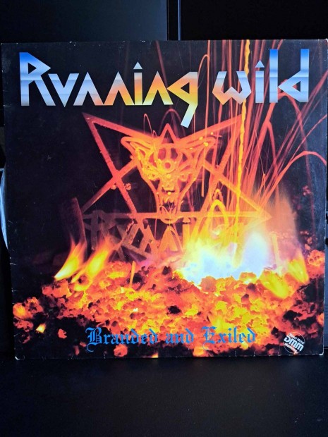 Running Wild - Branded And Exiled LP First Press