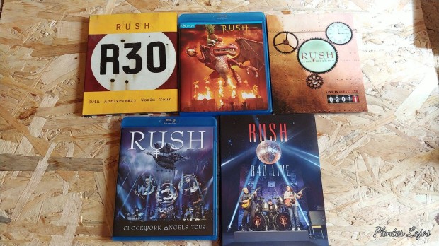 Rush blu-ray lemezek