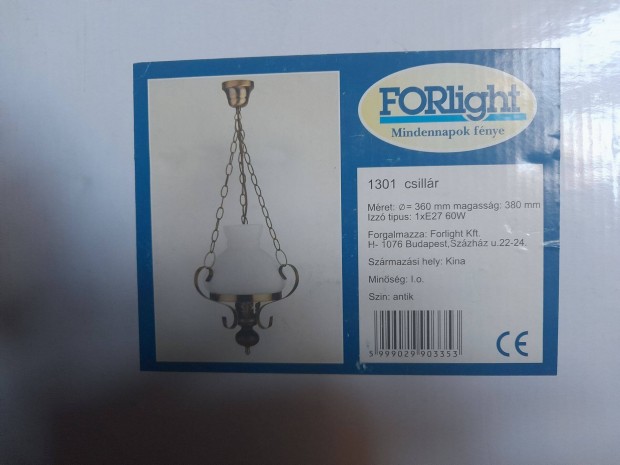 Rusztikus csillár / függőlámpa / mennyezeti lámpa Forlight 1301