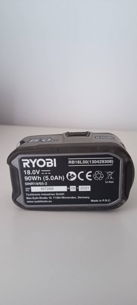 Ryobi RB18L50 18 V 5,0 Ah Lithium+ akkumultor