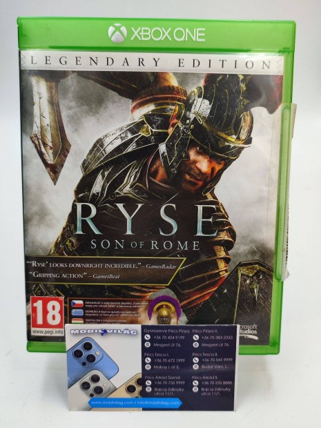 Ryse Son of Rome Legendary Edition Xbox One Garancival #konzl0389
