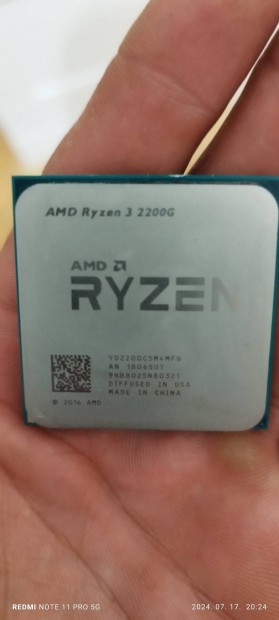 Ryzen 3 2200G processzor