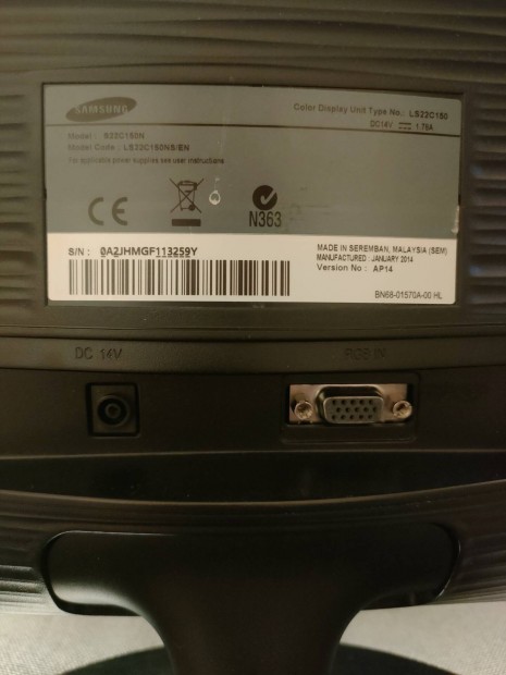 S22C150 Samsung monitor