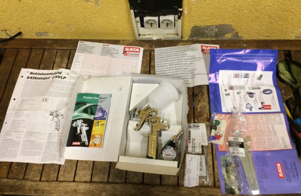 SATA minijet 3 Szórópisztoly Új!