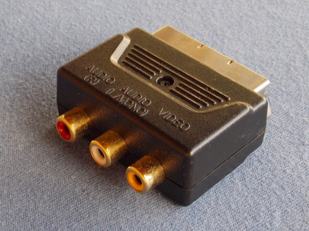 SCART - RCA vide adapter, talakt