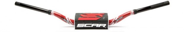 SCAR O 28,6mm RC Mini 65/85 Magas Kormány - Grafikus Szín Piros