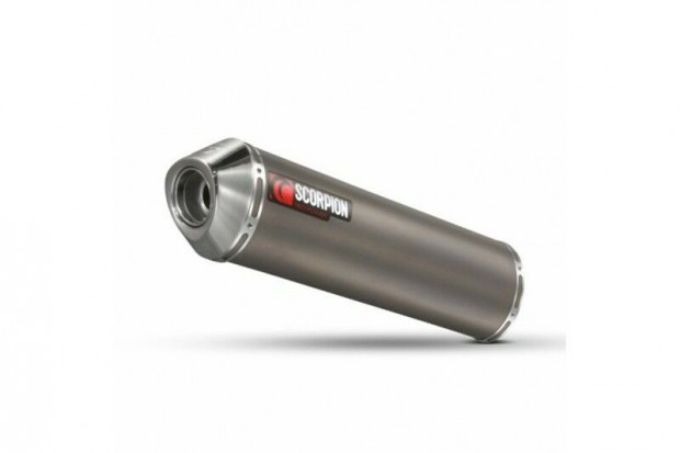 SCORPION ovális rozsdamentes kipufogódob