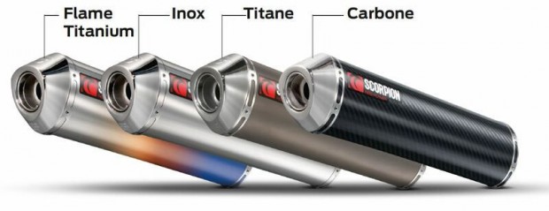 SCORPION ovális szekciójú titán kipufogódob