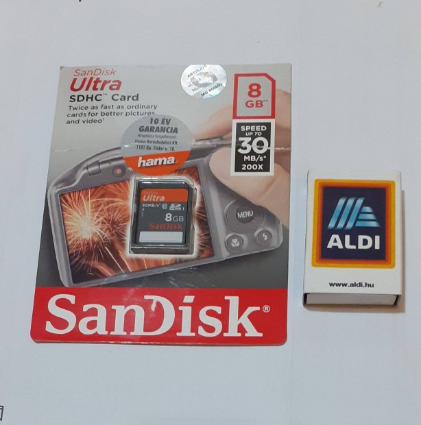 SDHC krtya, Sandisc 8GB