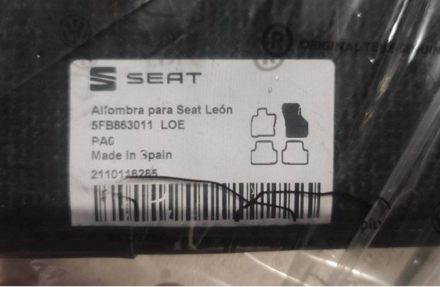 SEAT Leon Eredeti szövetszőnyeg garnitúra