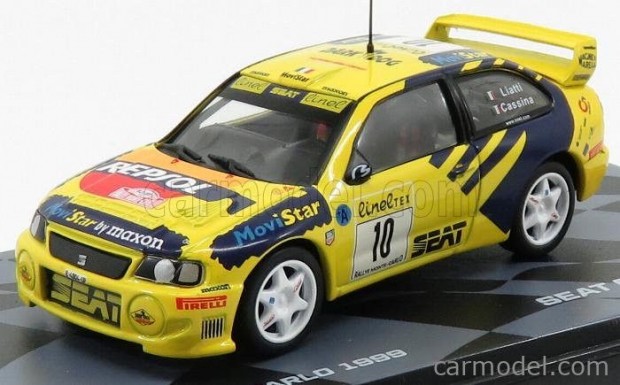 SEAT  CORDOBA WRC REPSOL N 10 RALLY MONTECARLO 1999 P.LIATTI - C.CASS