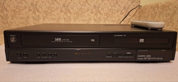 SEG DVR 1051 dvd-vhs videó combó