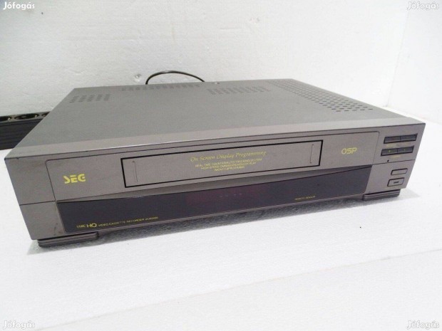 SEG video Casette Reocrder VCR 2000 VHS kazetta lejtsz videfelvev