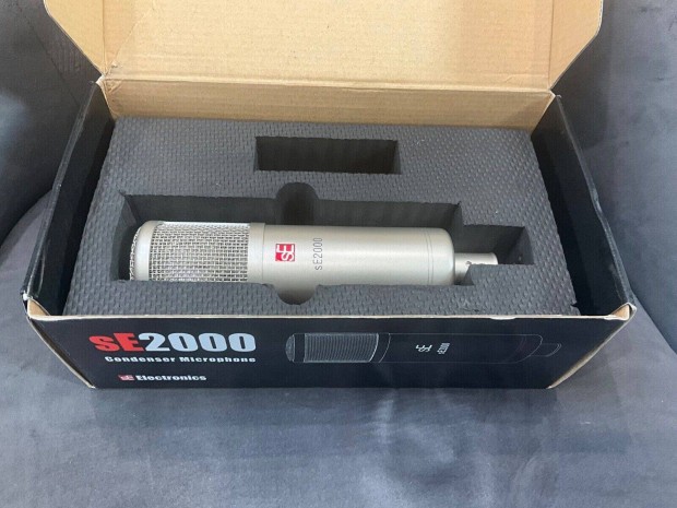 SE Electronics sE2000 nagy membrános kondenzátor stúdió mikrofon