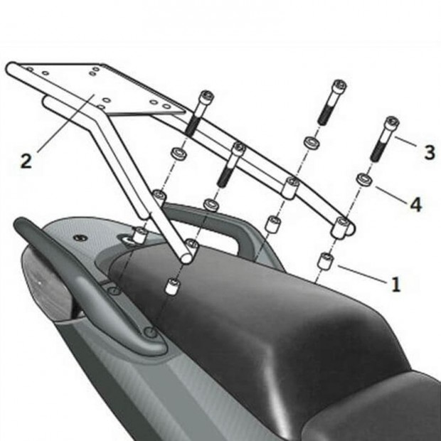 SHAD Top Master Felszerelő Készlet - Honda