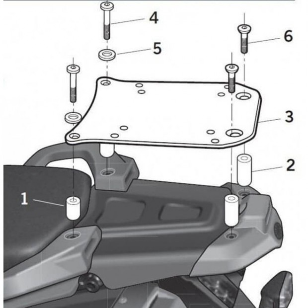 SHAD Top Master rögzítőkészlet - Yamaha
