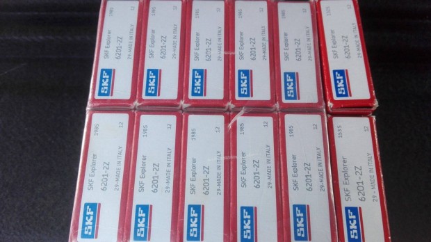 SKF Minőségi csapágy 12 db 6201-es 2Z