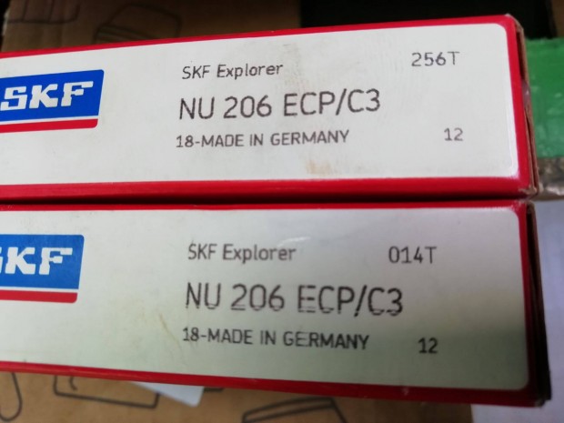 SKF csap�gy NU 206 ECP/C3 2db egyben Min�s�gi darabok