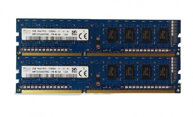 SK Hynix 4GB (2x2GB) DDR3 1600MHz memria