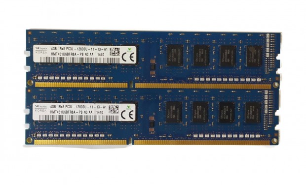 SK Hynix 8GB (2x4GB) DDR3 1600MHz memria
