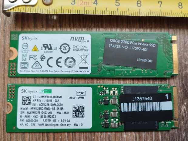 SK hynix 128GB M.2 Nvme 2280 SSD