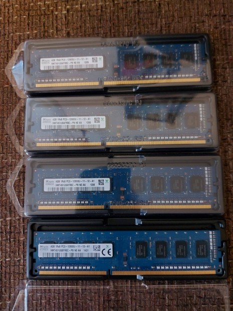 SK hynix 16gb (4x4gb) 1600Mhz ddr3 kit elad