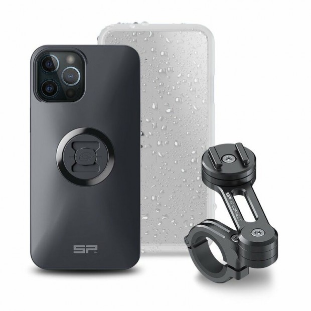 SP-CONNECT Moto Bundle kormányra rögzítve iPhone 12 Pro Max számára