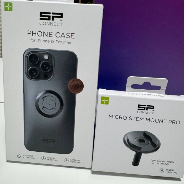 SP Connect Iphone 15 Pro Max + Micro Steam Mount Pro