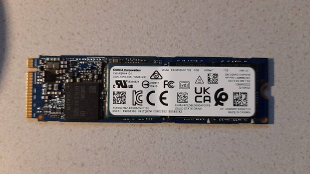 SSD Kioxia XG6 1TB M.2 Pcie (Kxg60Znv1T02)