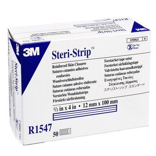 STERI-STRIP SEBZR CSK 12MM X 100MM 50X