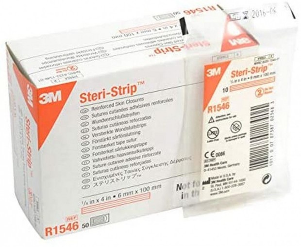 STERI-STRIP SEBZR CSK 6MMX100MM 50X