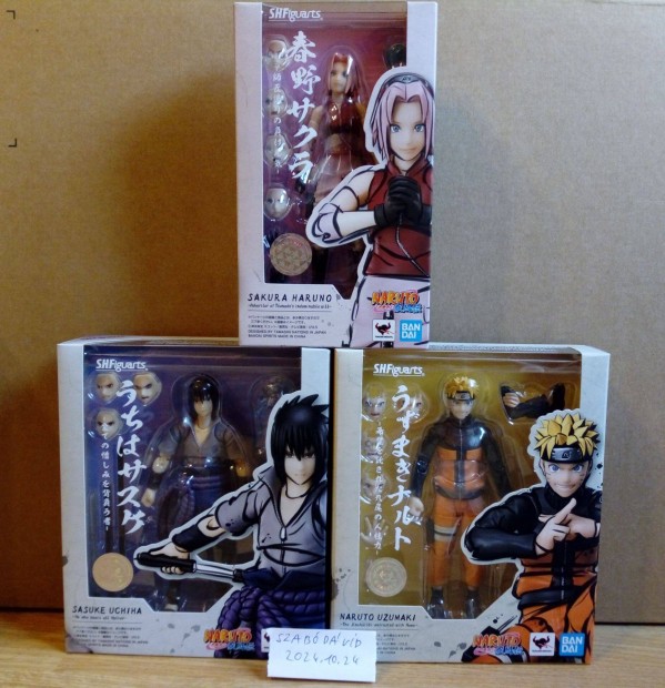 S.H.Figuarts Sasuka,Naruto, Sakura egyben