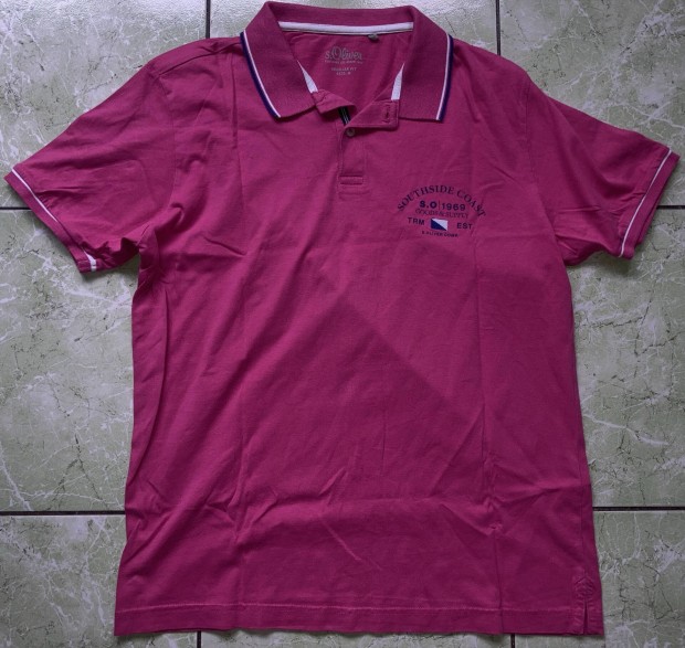 S. Oliver - Southside Coast M regular fit pamut galléros piké pólóing
