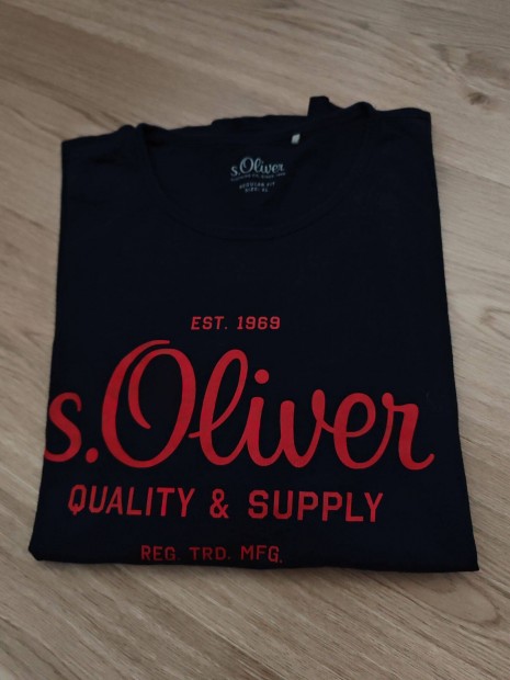 S oliver vékony pamut férfi pulcsi