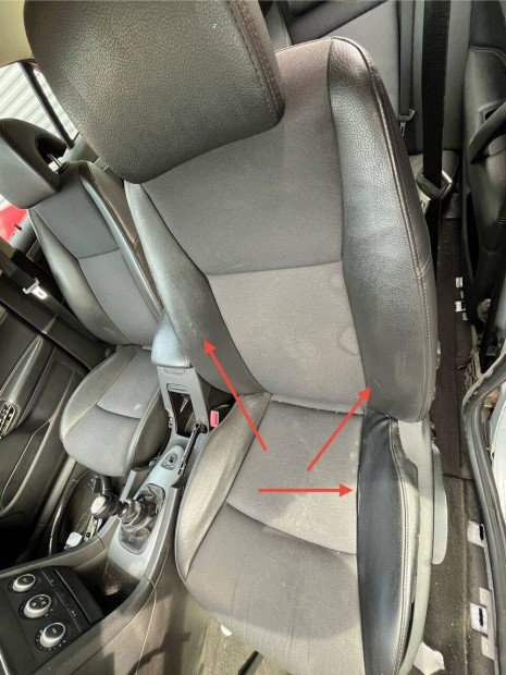 Saab 9.3 SS Fekete Bőr-szövet ülesszett, nem fűthető