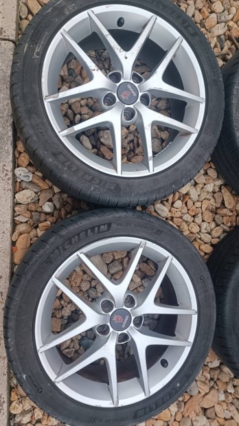 Saab Aero 9.3 5x110 17" et41 7j alufelni garnitúra Michelin 225/45