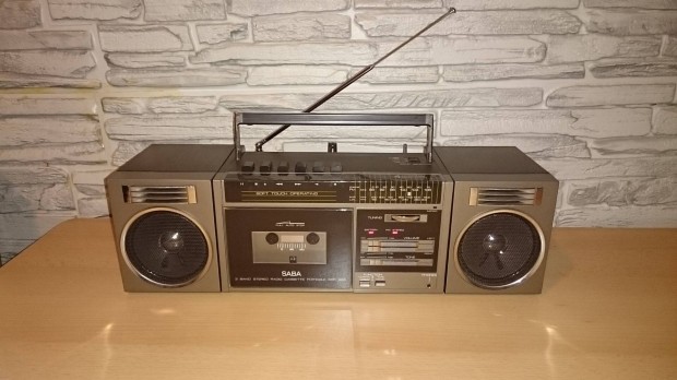 Saba RCP 620 mini boombox, hordozhat rdi kazetts magn