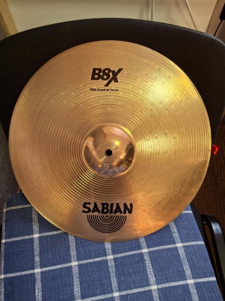 Sabian B8X thin crash 16"-os méretben eladó