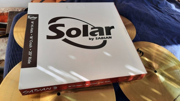 Sabian solar cintányér készlet