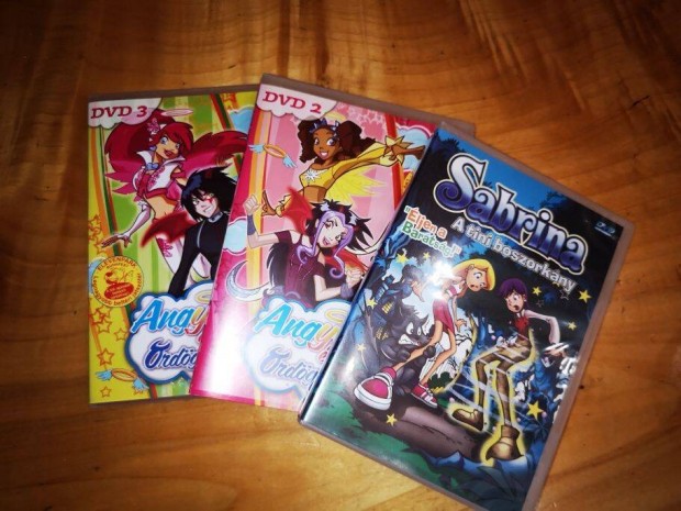 Sabrina a tiniboszorkny, angyalok s rdgfikk 1-2 DVD-k eladk