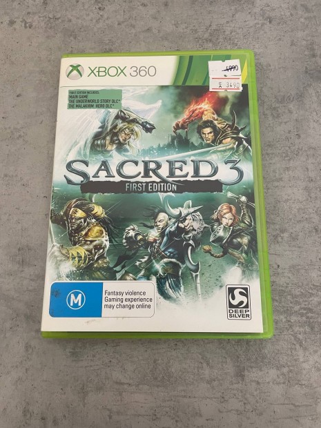 Sacred 3 - First Edition Xbox 360 jtkszoftver