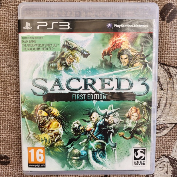 Sacred 3 ps3 jtk,elad,csere is