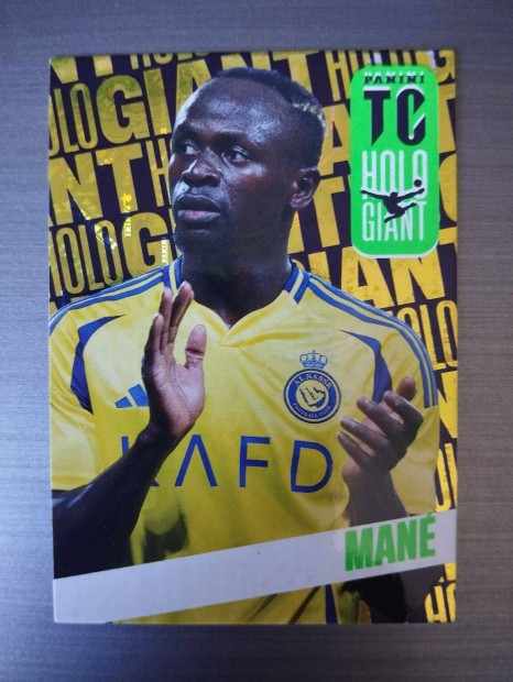 Sadio Mané (Al-Nassr) Holo Giant Top Class 2025 focis kártya
