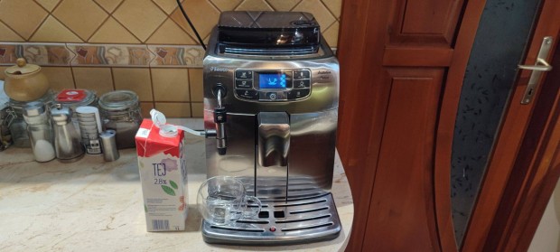 Saeco Intelia Deluxe HD8904 cappucino feljtott automata kvgp gar