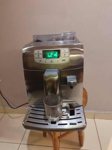 Saeco Intelia Evo Inox Cappuccino Szervizelt garancival